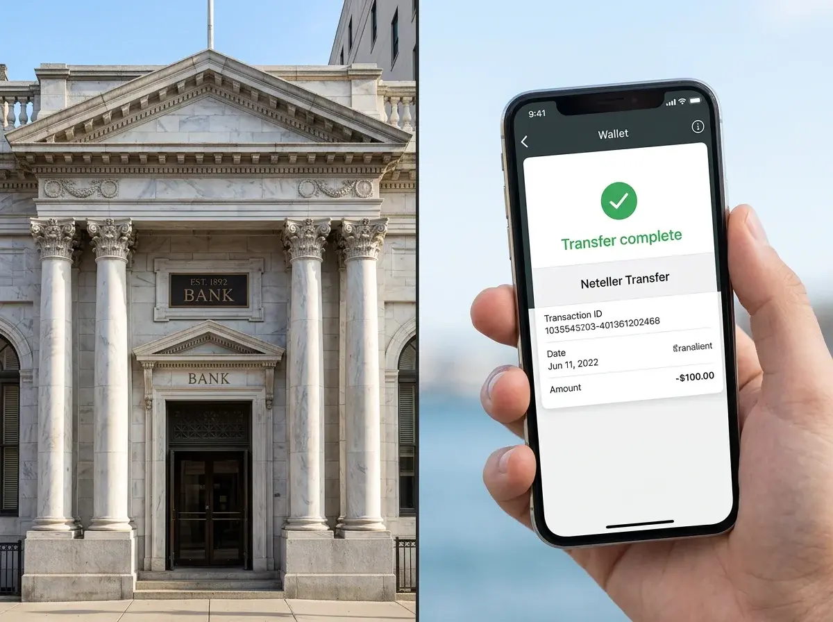 Neteller ve banka transferi bahis ödemesi karşılaştırması